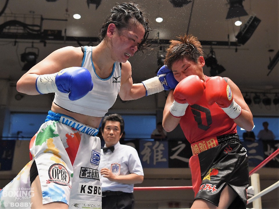 激戦! 東洋太平洋女子王座戦