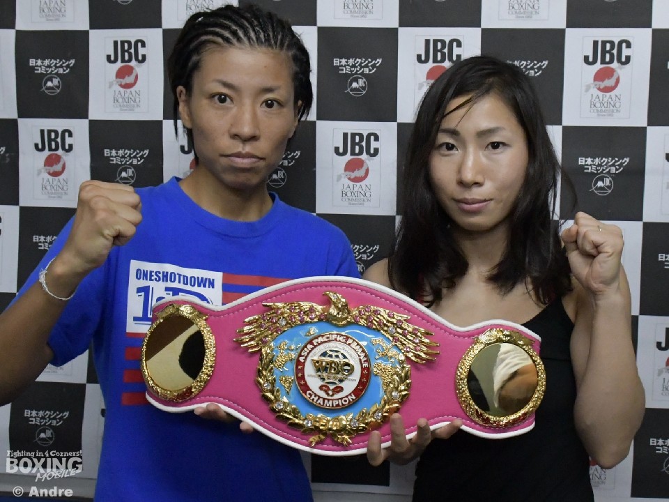 大阪でWBO女子アジアタイトル戦の前日計量
