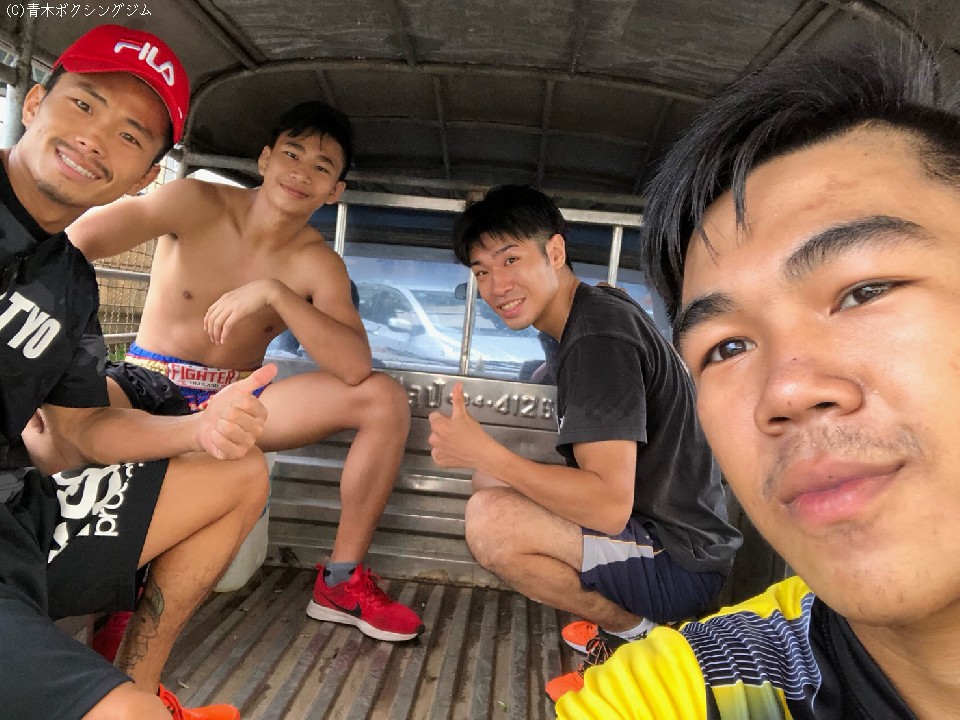 木村翔、タイ合宿で12ラウンドのスパー!