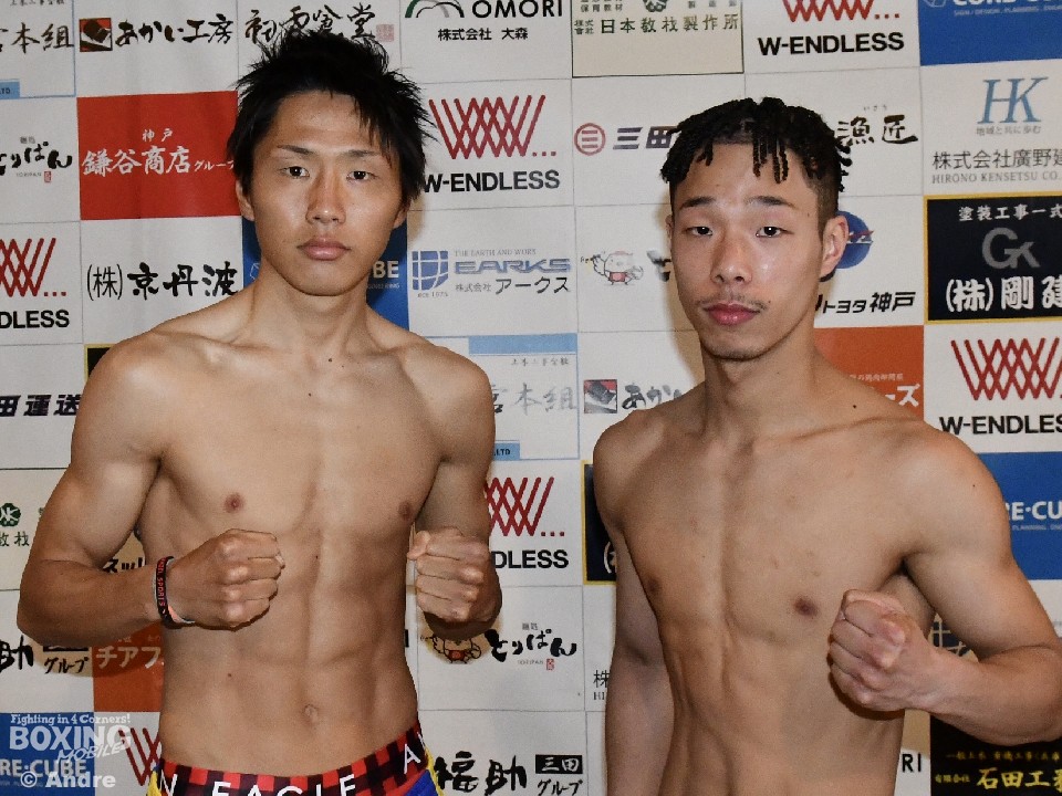 日本ユース・フライ級戦前日計量in三田