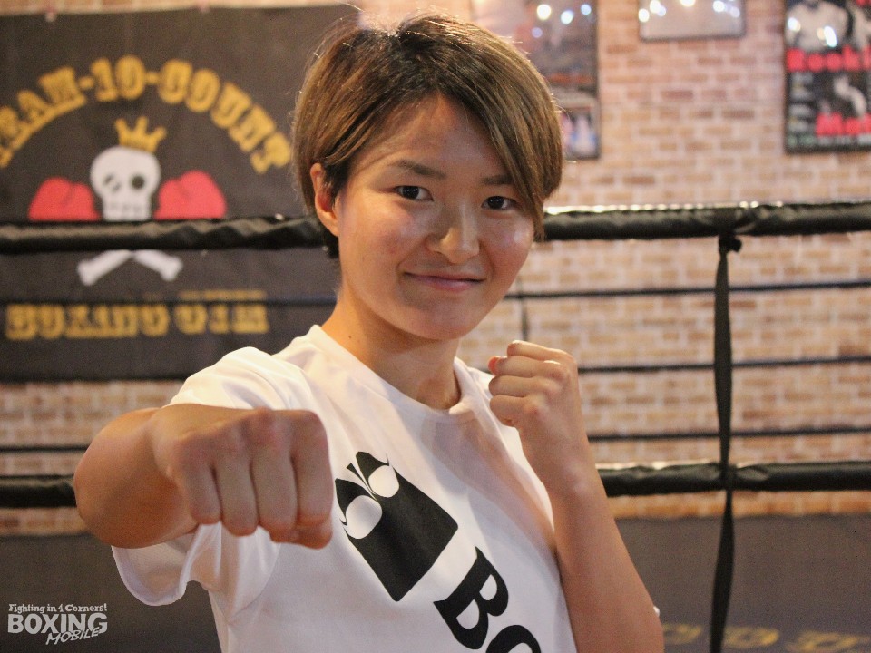 日本王座初防衛戦に臨む松田恵里