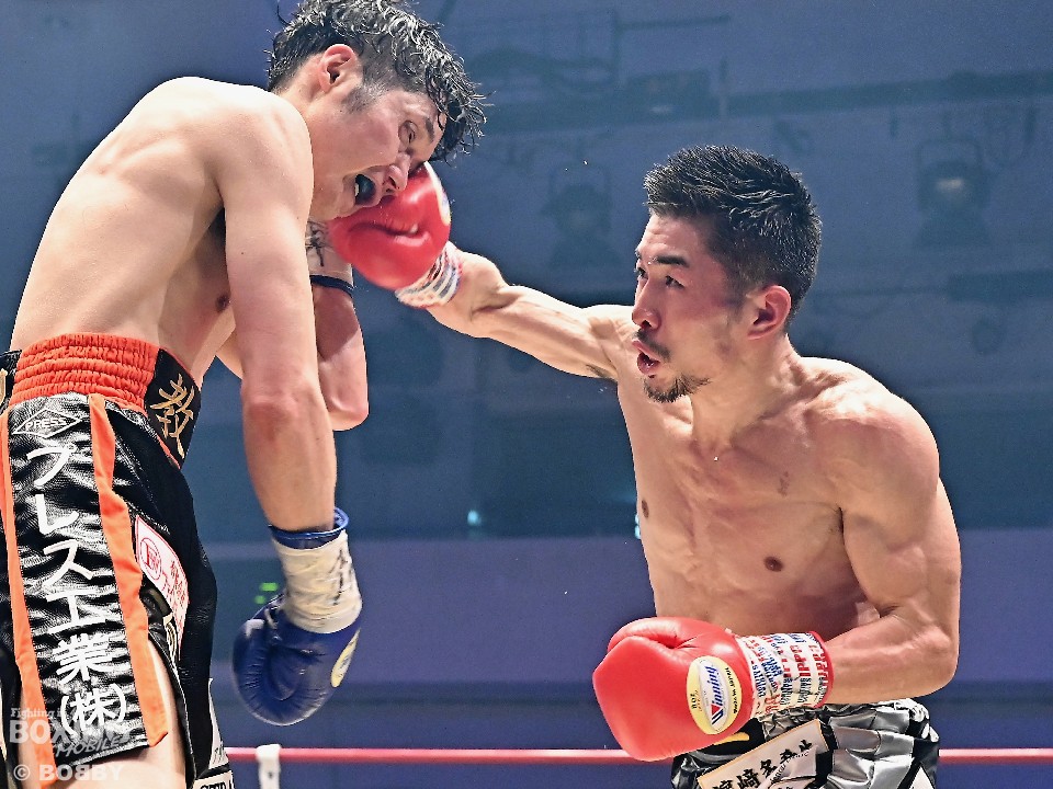 山中竜也vs安藤教祐! クリンチなしの技術戦!