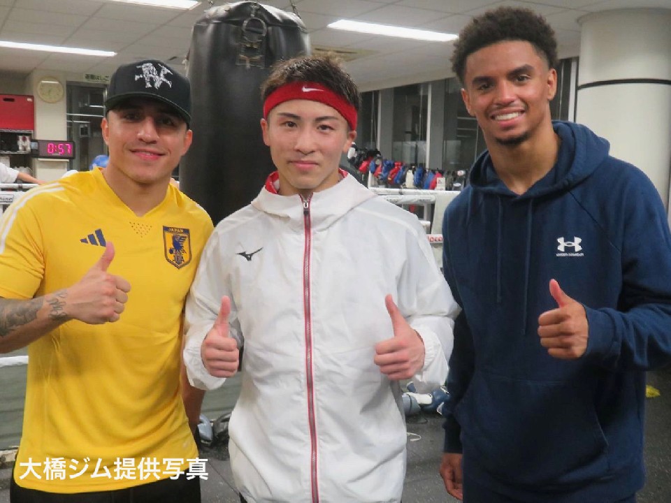 井上尚弥が外国人選手とのスパーを打ち上げ