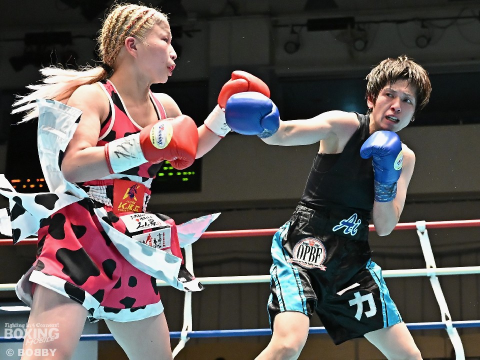 ベルトが欲しい前田宝樹と椙元愛の意地がぶつかり合った!